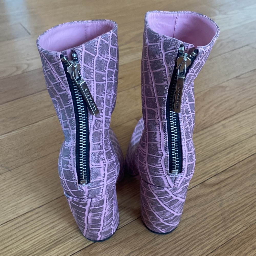 Rosbalet Pink Leather Boot - Picture 6 of 7